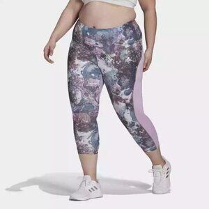 Adidas X Zoe Saldana Aeroready 7/8 Compression Running Leggings Women's Size 1X